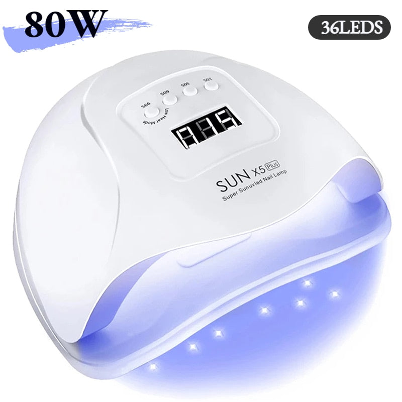 42LEDs Nail Drying Lamp For Manicure 168W Professional Led UV Drying Lamp With Auto Sensor Smart Nail Salon Equipment Tools