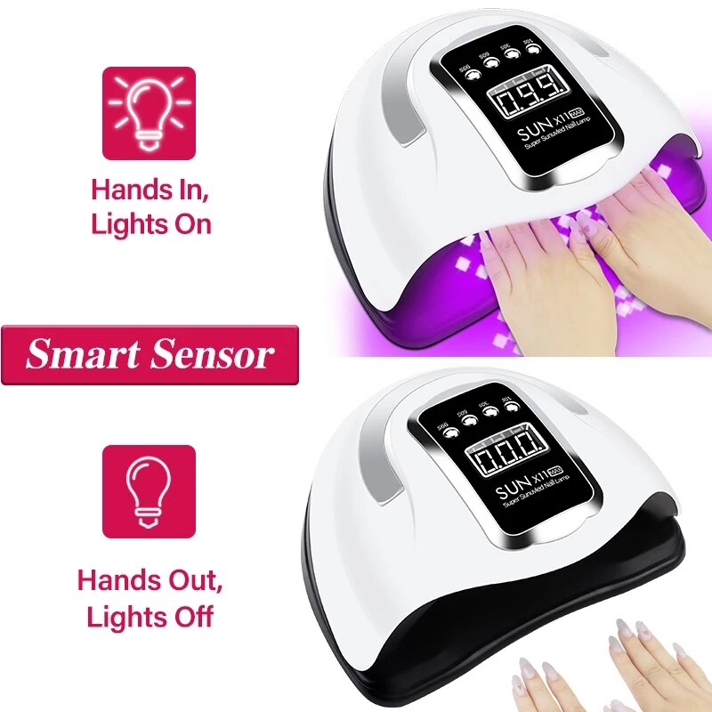 Nail Dryer UV LED Nail Lamp 66 LEDs for Curing All Gel Nail Polish With Motion Sensing Professional