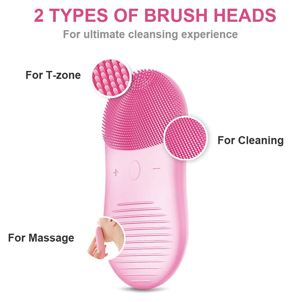 Waterproof Electric  Silicone Massager Beauty Device