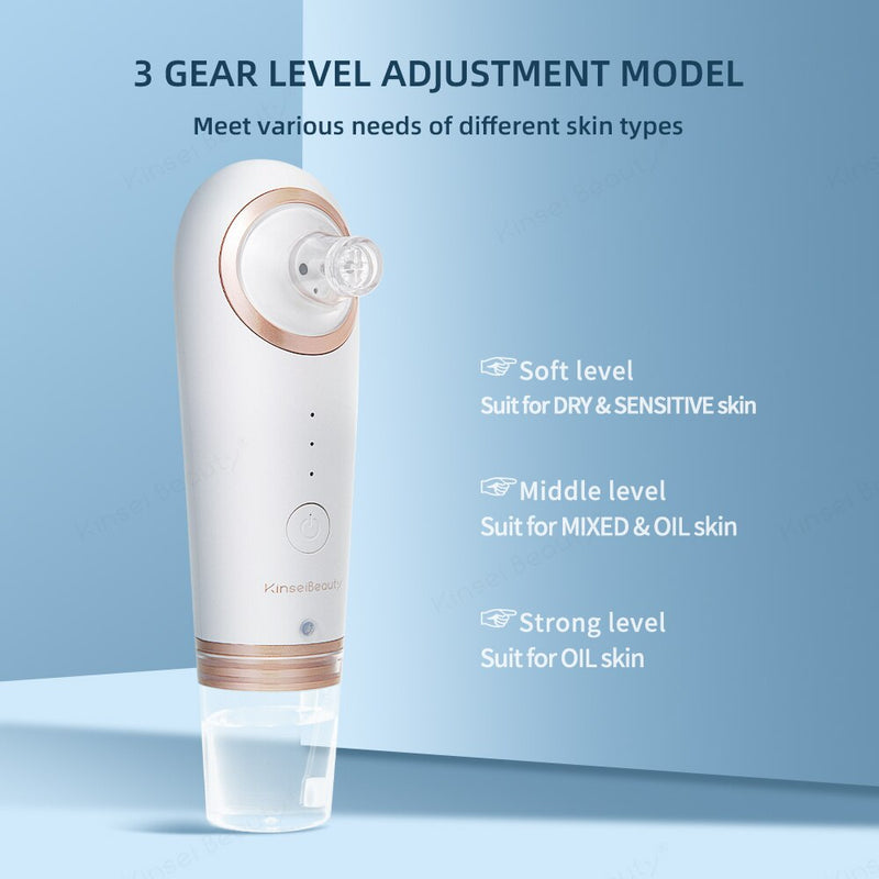 Electric  USB Rechargeable Deep Facial Cleaning Device vacuum cleaner remove the blackheads and whiteheads