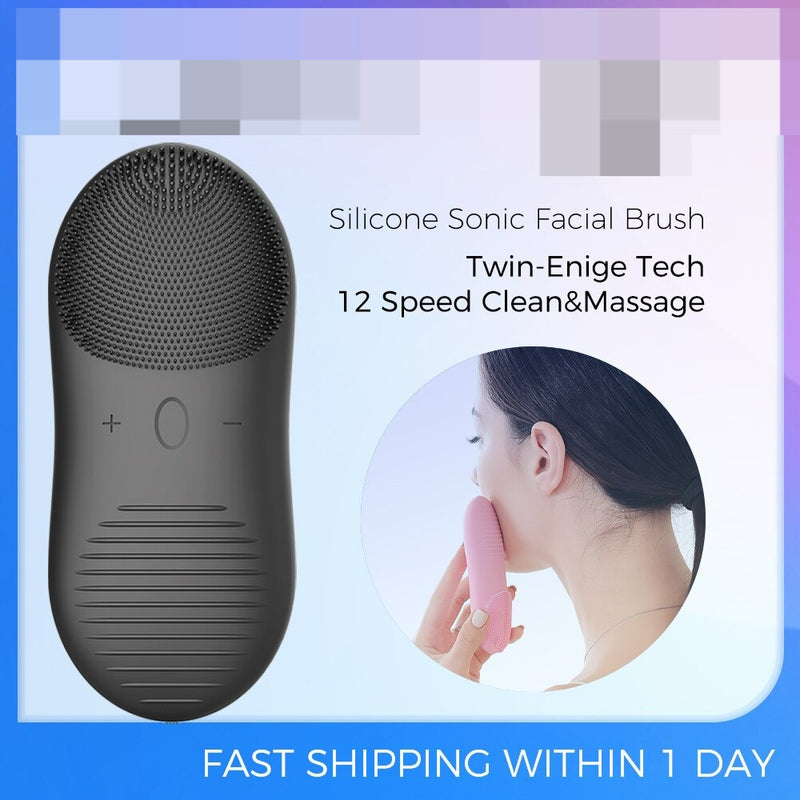 Waterproof Electric  Silicone Massager Beauty Device